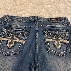 Vintage Rampage size 9 designer pocket low rise flawed 0215
y2k